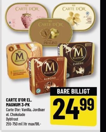 Løvbjerg CARTE D'OR EL. MAGNUM 3-PK tilbud