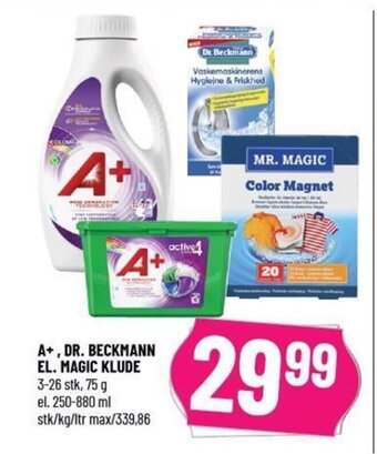 Løvbjerg A+, DR. BECKMANN EL. MAGIC KLUDE tilbud