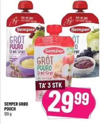 Løvbjerg SEMPER GRØD POUCH 120 g tilbud