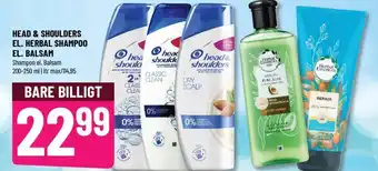HEAD & SHOULDERS EL. HERBAL SHAMPOO EL. BALSAM