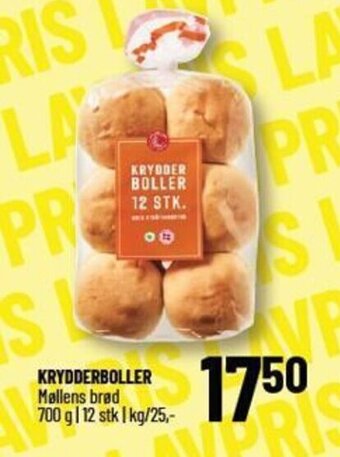 Løvbjerg KRYDDERBOLLER Møllens brød tilbud