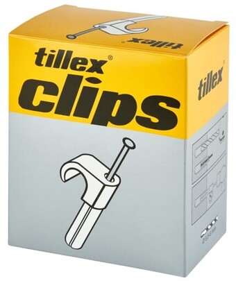 100 stk plugs clips 10-14/35 mm grå (100)