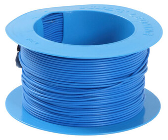 Billigvvs 100 meter installationsledning pvl, 1x2,5 mm², blå tilbud