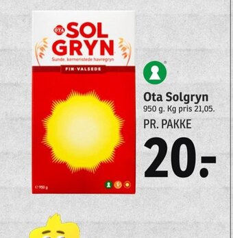 SPAR Ota Solgryn tilbud
