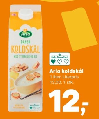 Kvickly Arla koldskål tykmælk & æg tilbud