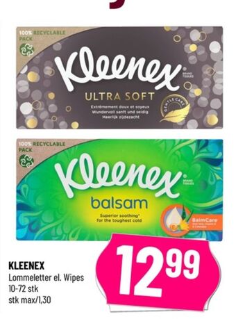 Kleenex lommetørklæder