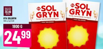 Løvbjerg Ota sol gryn havregryn tilbud