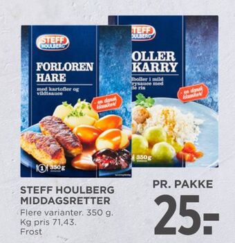 MENY Steff houlberg forloren hare tilbud