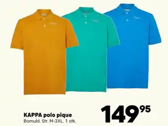 Kvickly Kappa poloshirt tilbud