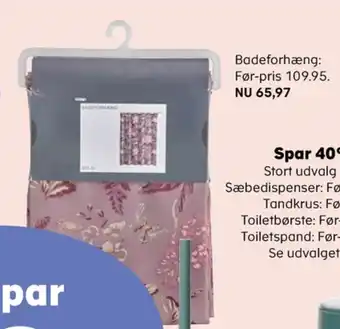 Kvickly Coop badeforhæng tilbud