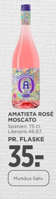 MENY Ukendt spansk rosevin tilbud