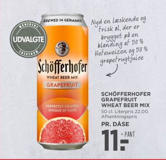 MENY Schöfferhofer øl tilbud