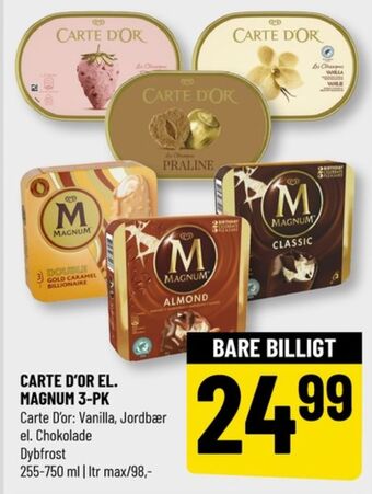 Løvbjerg Carte d'or is tilbud