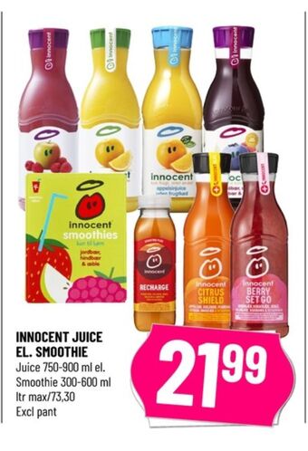 Løvbjerg Innocent appelsinjuice med frugtkød tilbud
