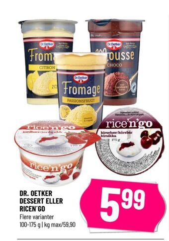 Løvbjerg Dr oetker fromage citron tilbud