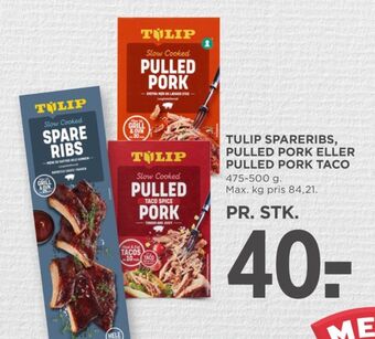 MENY Tulip spareribs tilbud