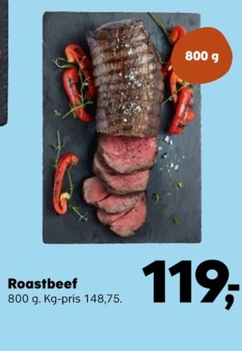 SuperBrugsen Ukendt roastbeef tilbud