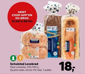 SuperBrugsen Levebrød kernegrov rugbrød tilbud