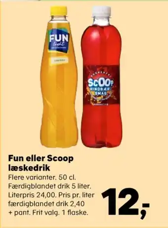 SuperBrugsen Scoop konc. læskedrik tilbud