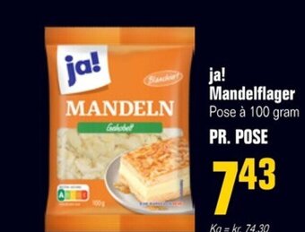 Poetzsch Padborg ja! Mandelflager Pose à 100 gram tilbud