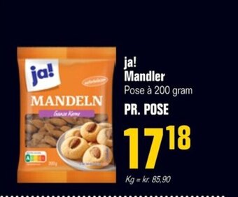 Poetzsch Padborg ja! Mandler Pose à 200 gram tilbud