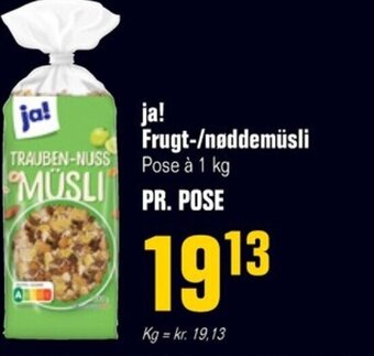 Poetzsch Padborg ja! Frugt-/nøddemüsli tilbud