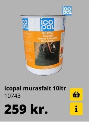 Icopal murasfalt 10ltr 10743