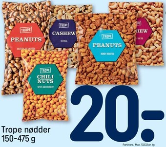 REMA 1000 Trope nødder tilbud