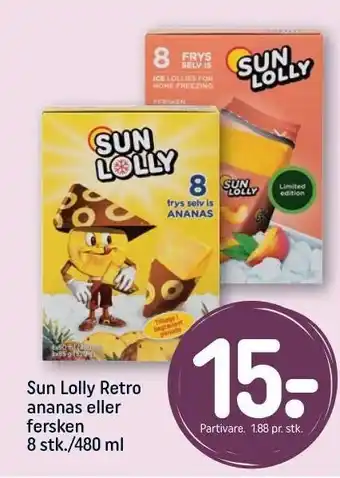 REMA 1000 Sun lolly retr tilbud