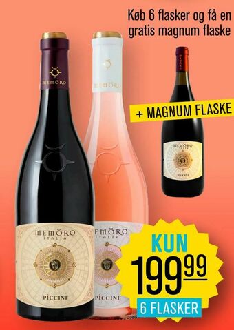 Memoro piccini rødvin rosé