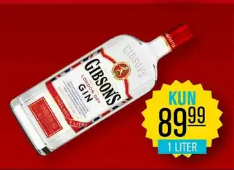 Priss Gibsons gin tilbud