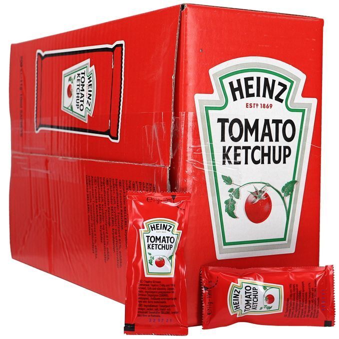 Heinz heinz ketchup 200pak poser 11g kolonial > sauce, dressing
