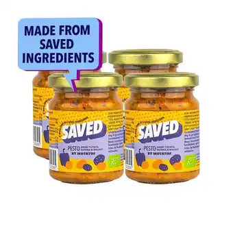 Motatos Saved by motatos | 4-pak øko pesto sød kartoffel & valnød | kolonial > marmelade & sylt,specialvarer tilbud