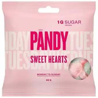 Pändy | 2 x slik sweet hearts sukkerfri | slik & snacks > slik,nødder & naturslik,specialvarer