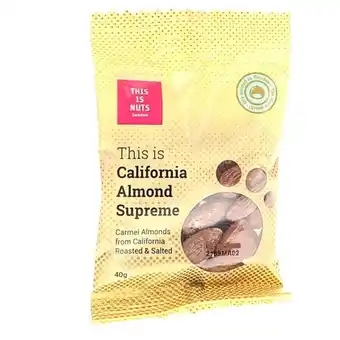 This is nuts | 2 x california almond supreme | slik & snacks > nødder & naturslik