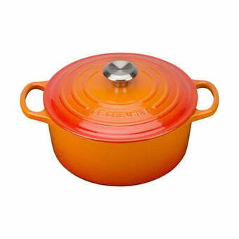 Imerco Le creuset signature gryde - 4,2 liter - emaljeret støbejern - volcanic tilbud