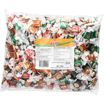 Netpris Carletti big ben blandede karameller 1.500 g tilbud