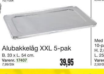 Harald Nyborg Alubakkelåg xxl 5-pak tilbud