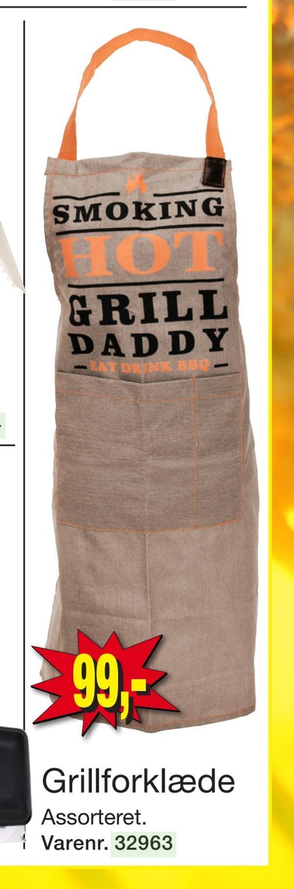 Grillforklæde tilbud hos Harald