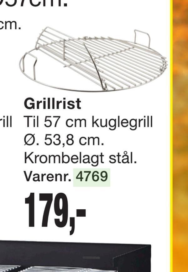 Grillrist tilbud hos Harald