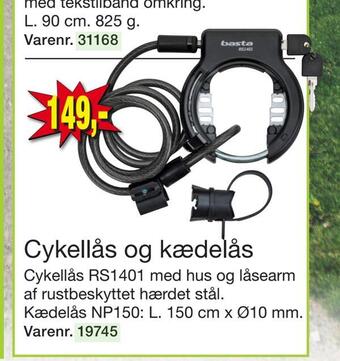 Harald Nyborg Cykellås og kædelås tilbud