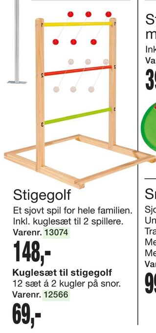 Harald Nyborg Kuglesæt til stigegolf tilbud