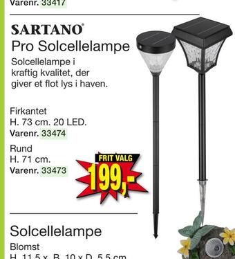 Harald Nyborg Pro solcellelampe tilbud