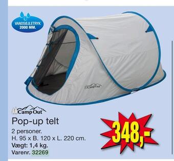 Harald Nyborg Pop-up telt tilbud