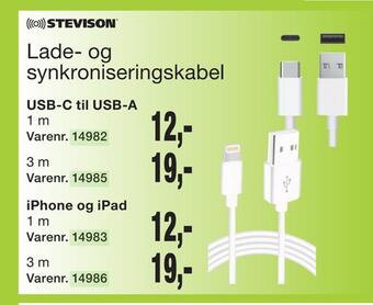 Harald Nyborg Lade- og synkroniseringskabel tilbud