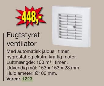 Harald Nyborg Fugtstyret ventilator tilbud