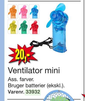 Harald Nyborg Ventilator mini tilbud