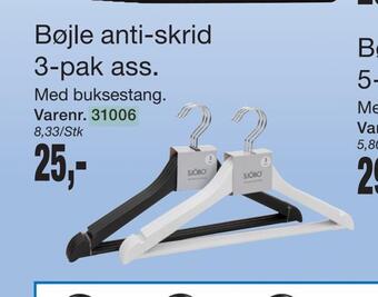 Harald Nyborg Bøjle anti-skrid 3-pak ass tilbud