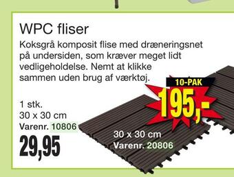 Harald Nyborg Wpc fliser tilbud