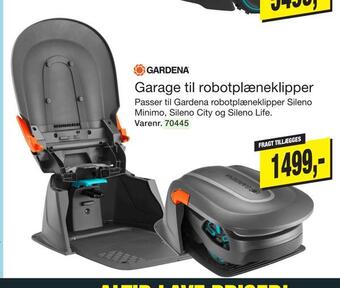 Harald Nyborg Garage til robotplæneklipper tilbud